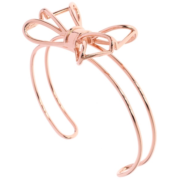 Ted Baker London Jewelry - Ted Baker Ginesa Rose Gold Geometric Bow Cuff